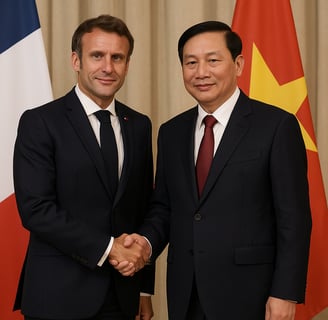 Vietnamese and French Président