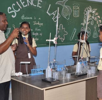 Science Lab in Eden High school