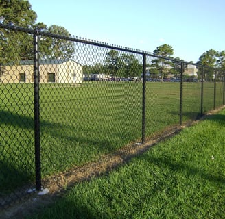 Black Chainlink Fence
