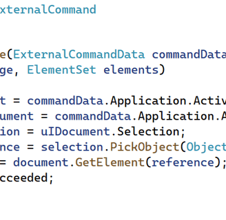Get element from Reference class