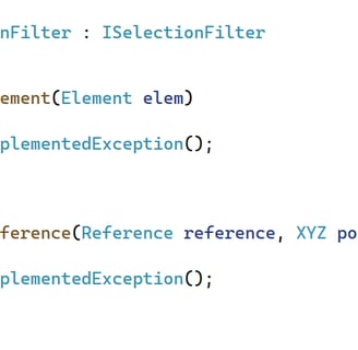 Apply ISelection Filter