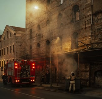 expert d'assurance d'incendie, feux, assuré en cas d'incendie,sinistre