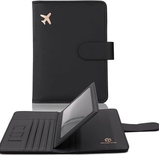 "Image of the Melsbrinna Passport Holder - a stylish and essential accessory for organizing travel d