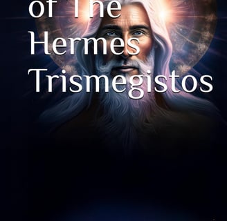 "Ancient wisdom from Hermes Trismegistus, a statue symbolizing historical scholarship."
