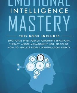 a book cover of the book emotional intelligence of a person