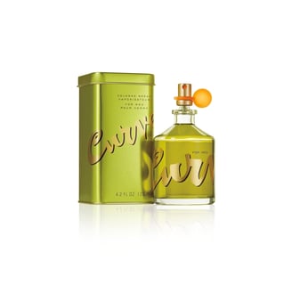 a bottle of perfume with a box of perfume