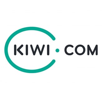 a kiwi com logo with the words kiwi com