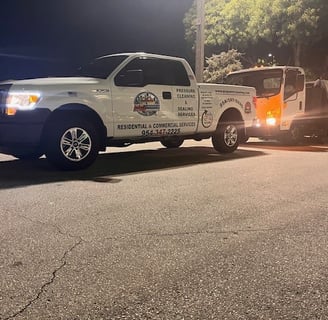 SWEEPING PARKING LOTS COMMERCIAL PROPERTIES