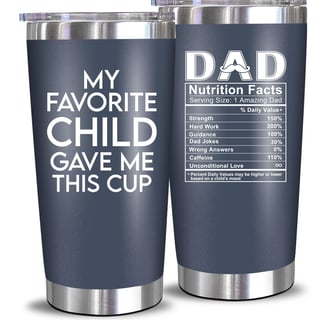 NewEleven 20 Oz Tumbler Dad Child Navy