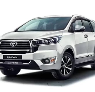 Toyota Innova Crysta taxi service in Amritsar to local and outstation for family with more Comfort