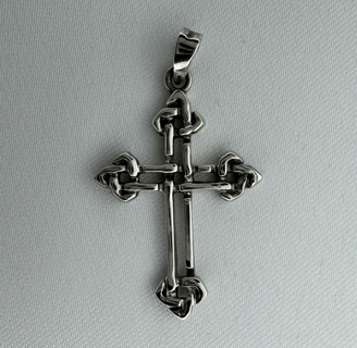 Sterling Silver Celtic Cross Pendant (32mm)