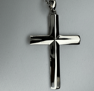 Sterling Silver Heavy Cross Pendant