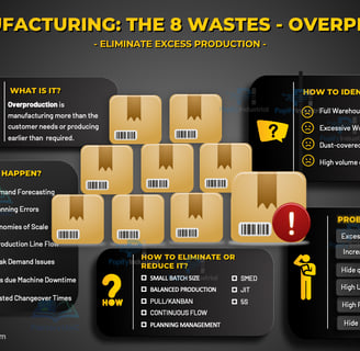 LEAN MANUFACTURING - WASTES - OVERPRODUCTION