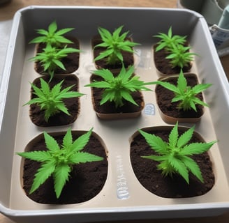 green plant in white pot