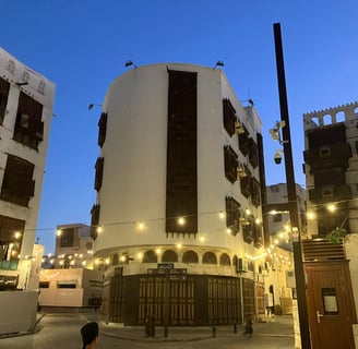 Al balad area in Jeddah, Saudi Arabia