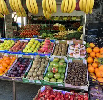 Fresh produce stand Casablanca
