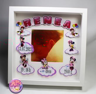 3D personalizirani okviri za bebe