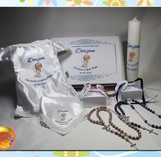 Originalni krsni set s personaliziranim imenom i datumom