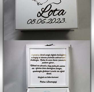 Set kutija uspomena za djevojčicu i dječaka