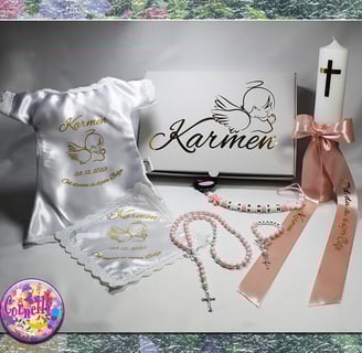 Originalni krsni set s personaliziranim imenom i datumom