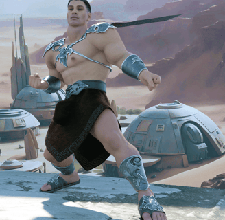 sci-fi cosplay themed commercial art for public display inside your business