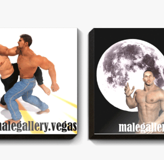 male gallery vegas framed artworks