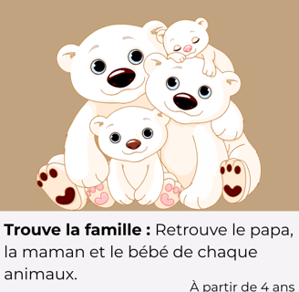 jeu de reconnaissance animal