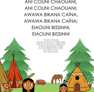 paroles illustrées ani couni chaouani