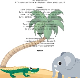 paroles ah les crocodiles