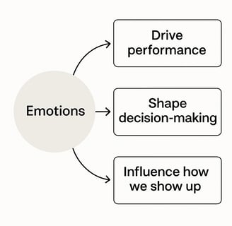 a diagram of emotions and performance
