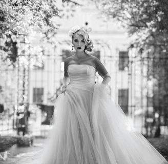 Modefotografie Hochzeitsfotogrfie Brautkleid