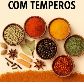 a variety of spices and spices in bowls with spices and spices