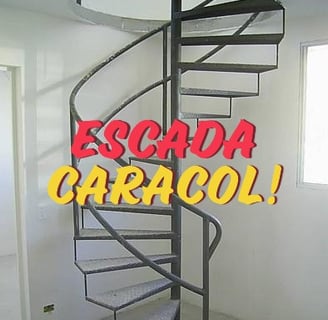 Fabricacao de Escada Caracol em Ribeirao das Neves-MG-1
