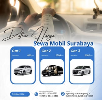 Daftar Harga Sewa Mobil Surabaya Juara Rent Car