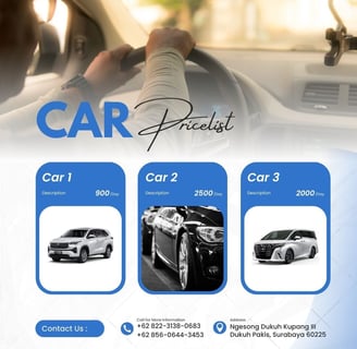 Harga Sewa Mobil di Surabaya