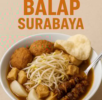 Kuliner Lontong Balap Khas Surabaya