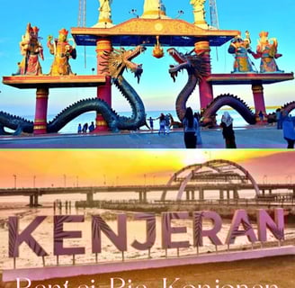 Pesona Keindahan Pantai Kenjeran Surabaya KENPARK