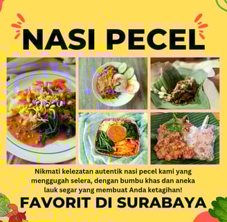 Rekomendasi Nasi Pecel Favorit di Surabaya