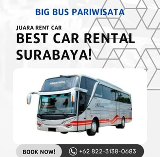 Rental Big Bus Pariwisata di Surabaya