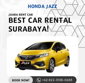 Rental Mobil Jazz di Surabaya Juara Rent Car