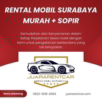Rental Mobil Surabaya Murah dengan Sopir