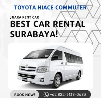 Rental Mobil Toyota Hiace di Surabaya Juara Rent Car