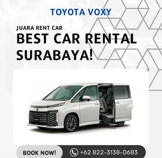 Rental Mobil Voxy di Surabaya Juara Rent Car