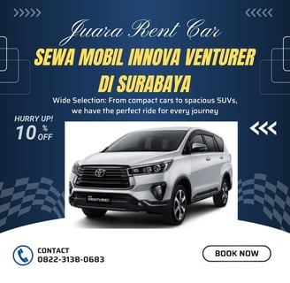 Sewa Mobil Innova Venturer di Surabaya