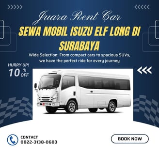 Sewa Mobil Isuzu Elf Long Surabaya Juara Rent Car