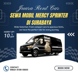 Sewa Mobil Mercy Sprinter di Surabaya