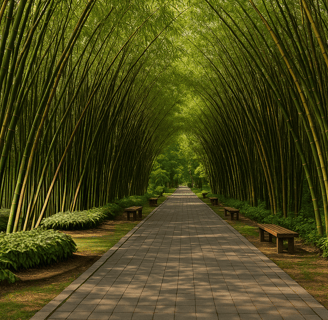 Taman Hutan Bambu Keputih Surabaya