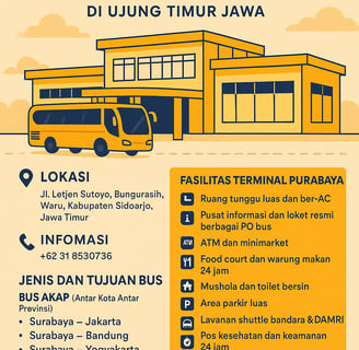 Terminal Bus Purabaya Surabaya Bungurasih