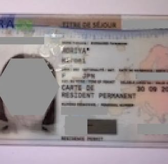フランス、滞在許可証