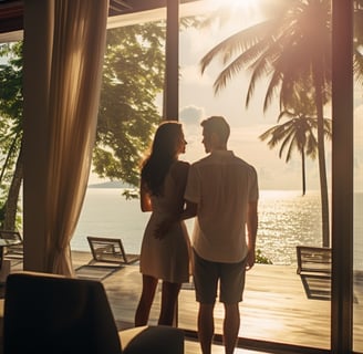 Guests at a luxury villa in Krabi, Thailand.